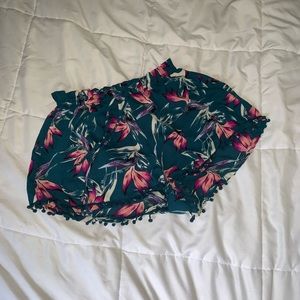 About A Girl Floral Shorts